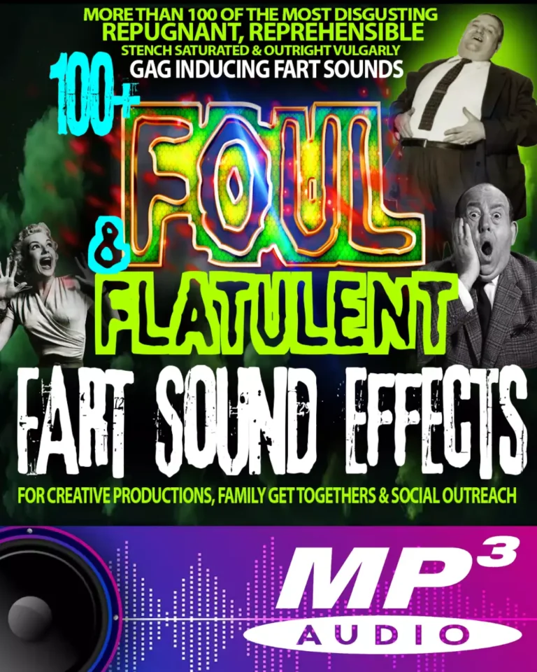 100+ Foul & Flatulent Fart Sound Effects