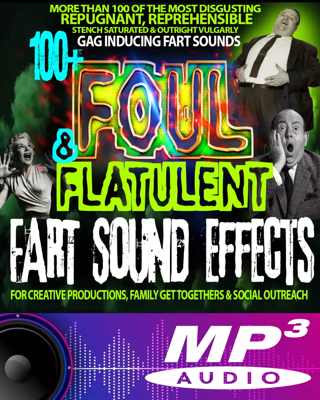 100+ Foul & Flatulent Fart Sound Effects
