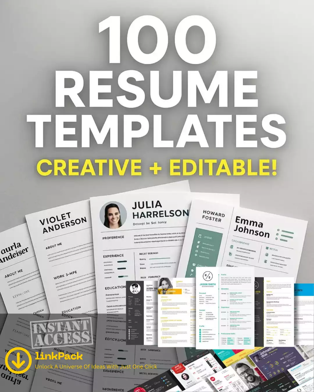 100 Resume Templates