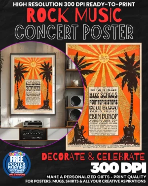 Boz Scaggs 1 Music Rock Concert Poster Wall Art