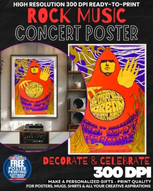 Cream 1 Music Rock Concert Poster Wall Art
