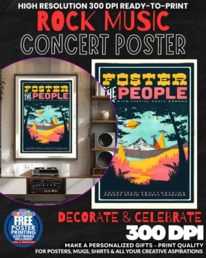 Foster The People 1 Music Rock Concert Poster Wall Art