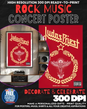 Judas Priest 8 Music Rock Concert Poster Wall Art
