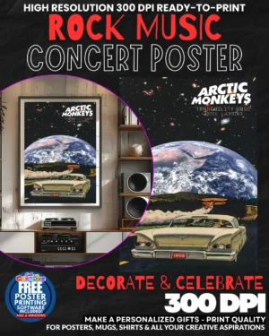 Letsfallinart   Music Posters & Covers 335 Music Rock Concert Poster Wall Art