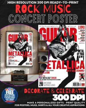 Metallica 21 Music Rock Concert Poster Wall Art