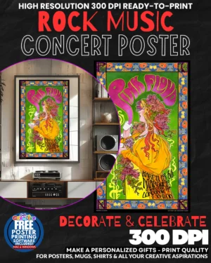 Pink Floyd 11 Music Rock Concert Poster Wall Art