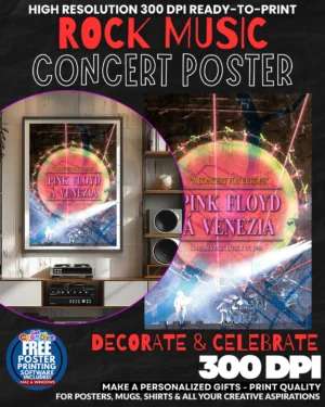 Pink Floyd 20 Music Rock Concert Poster Wall Art