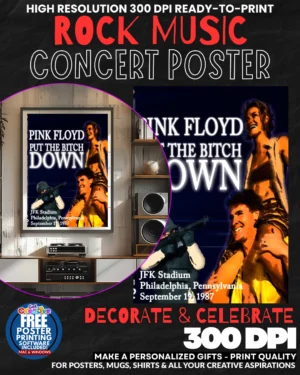 Pink Floyd 26 Music Rock Concert Poster Wall Art