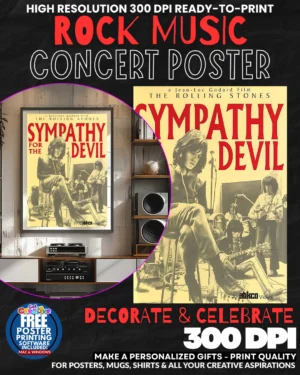 Rolling Stones 21 Music Rock Concert Poster Wall Art