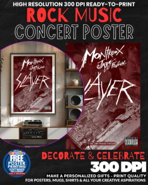 Slayer 1 Music Rock Concert Poster Wall Art