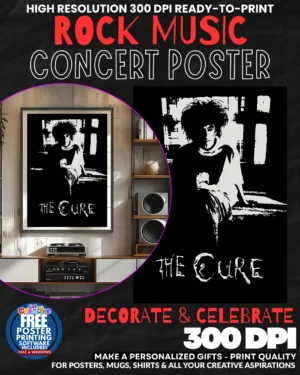 The Cure 1 Music Rock Concert Poster Wall Art