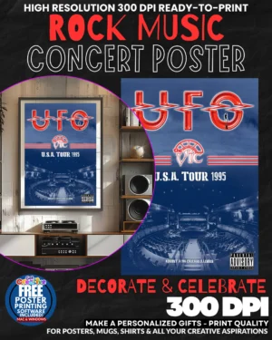 Ufi 2 Music Rock Concert Poster Wall Art