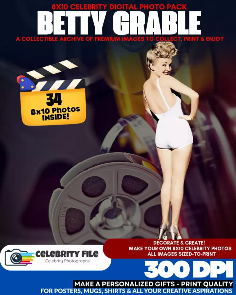 Betty Grable - Celebrity 8x10 Photo Pack