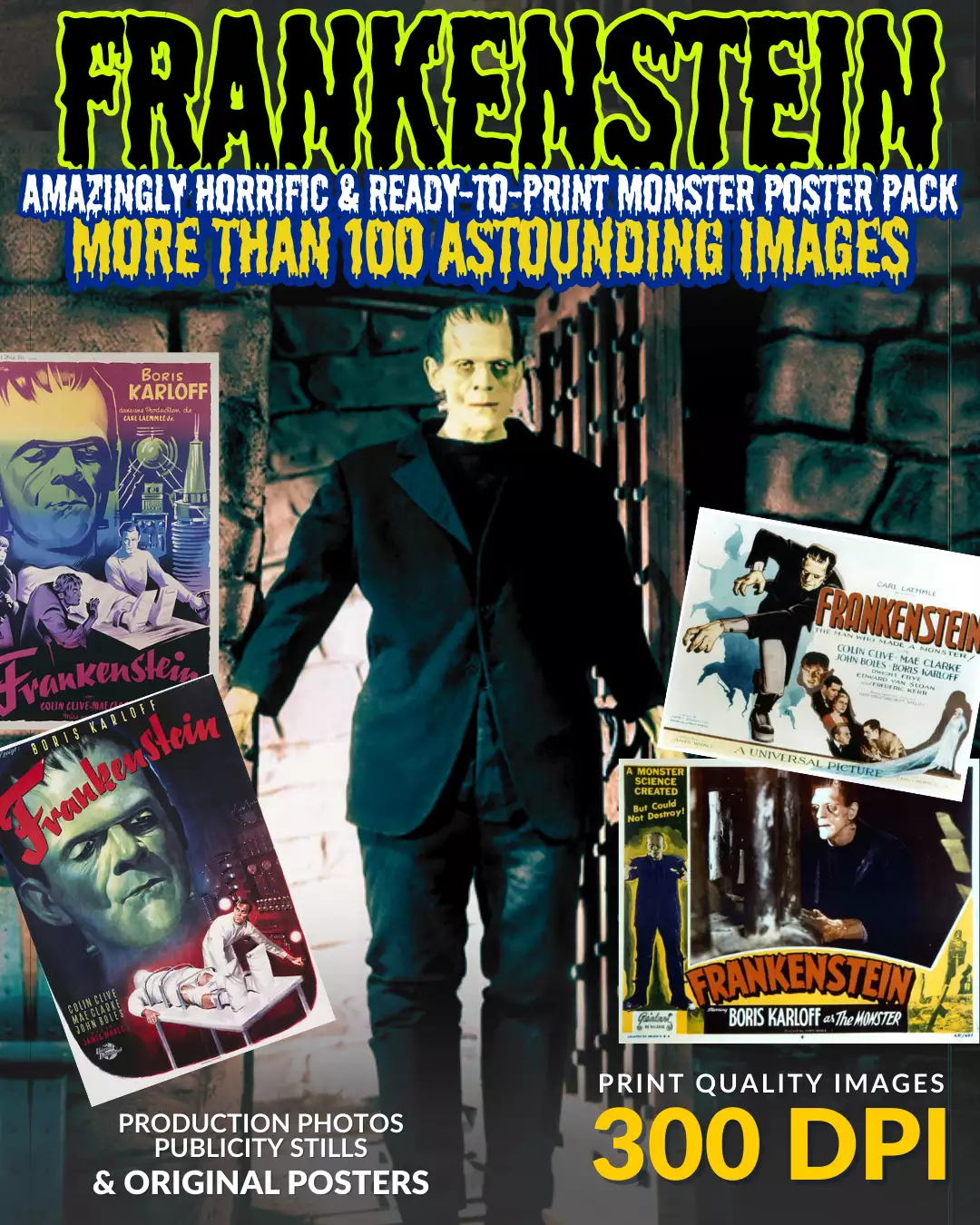 Frankenstein Poster Pack