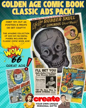 Golden Age Comic Book Classic Ads Pack
