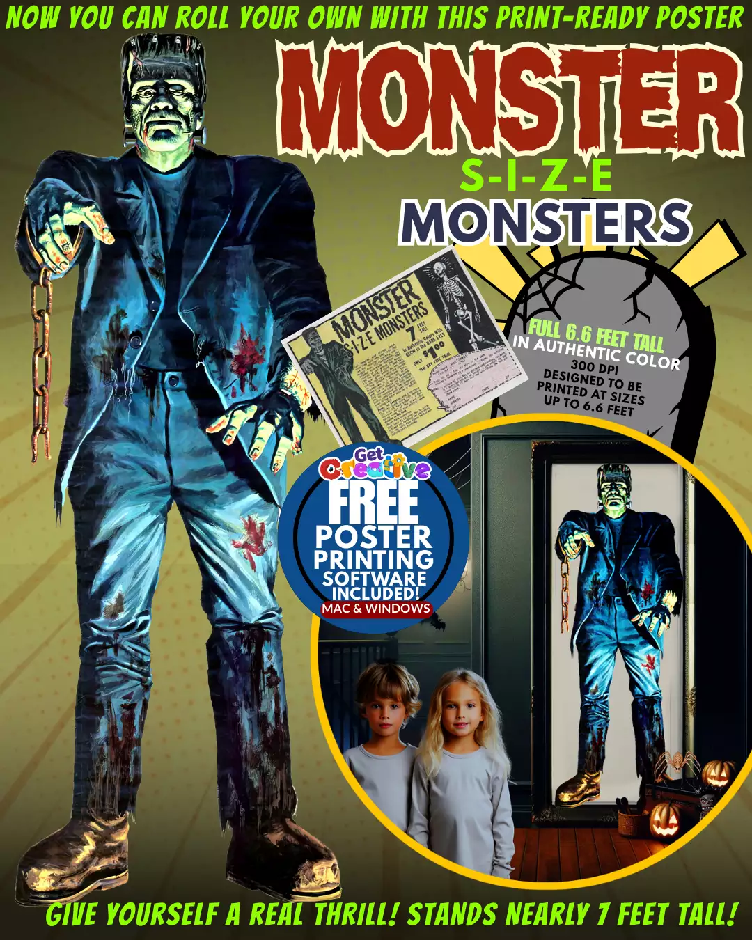 Monster Size Monsters - Frankenstein
