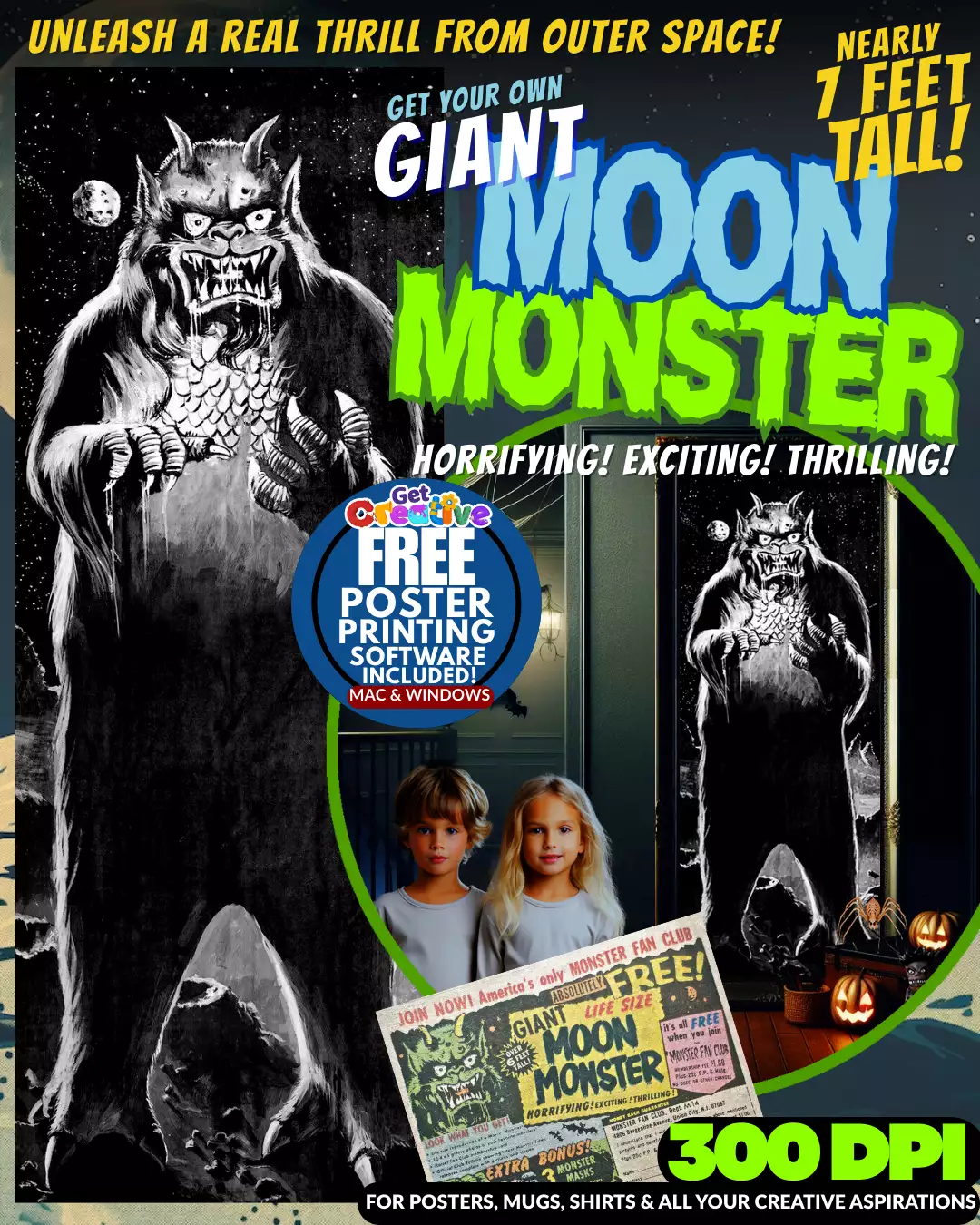 Monster Size Monsters - Giant Moon Monster