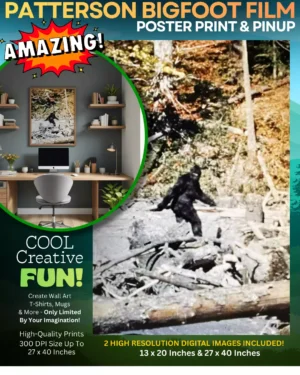 Patterson Bigfoot Film Poster Print & Pinup