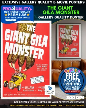 The Giant Gila Monster - Gallery Quality B Movie Poster