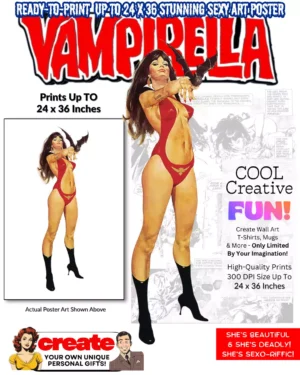 Vampirella 24 x 36 Poster Art