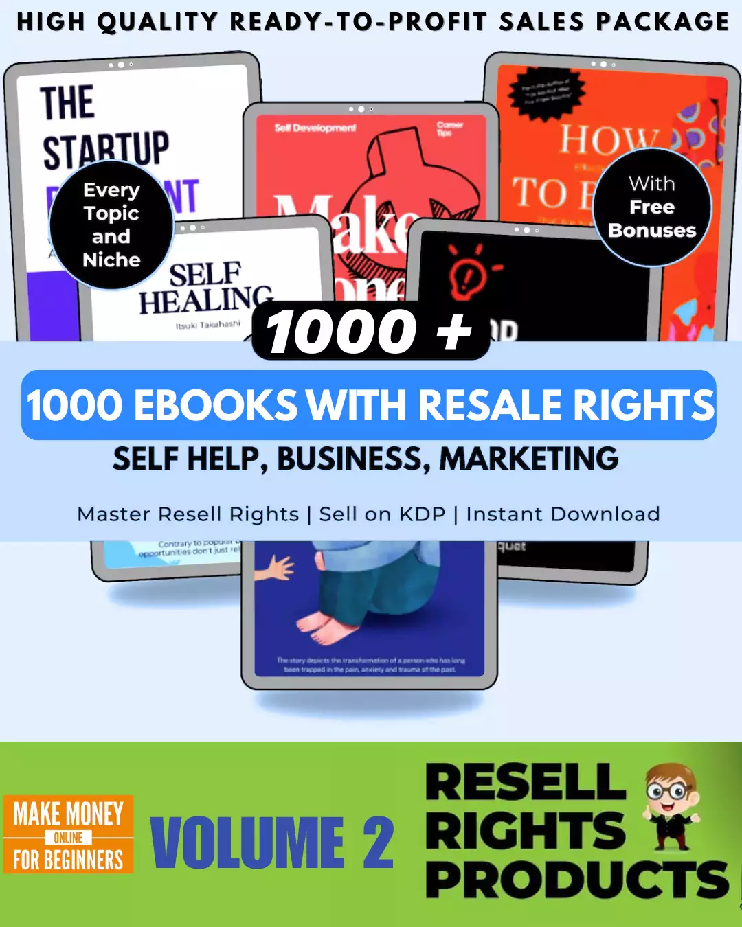 1000 Ebooks With Resale Rights - Volume 2