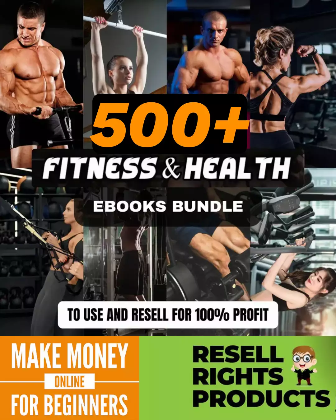 500 Fitness & Health Ebooks With Full Resale Rights