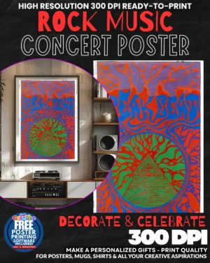 Grateful Dead 11 Music Rock Concert Poster Wall Art