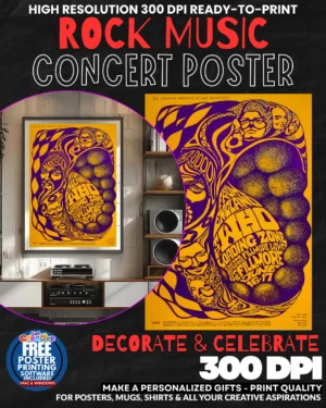 The Who 1 Music Rock Concert Poster Wall Art
