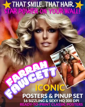 Farrah Fawcett Posters & Pinup Set