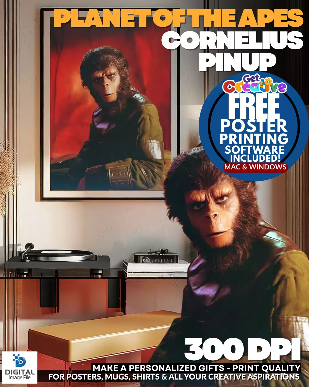 Planet Of The Apes Cornelius Pinup Fan Art Photo