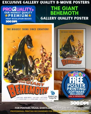 The Giant Behemoth - Gallery Quality B Movie Poster