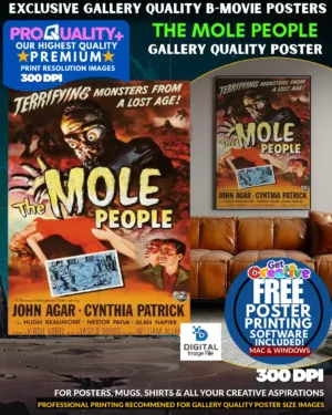 The Mole People - Gallery Quality B Movie Poster